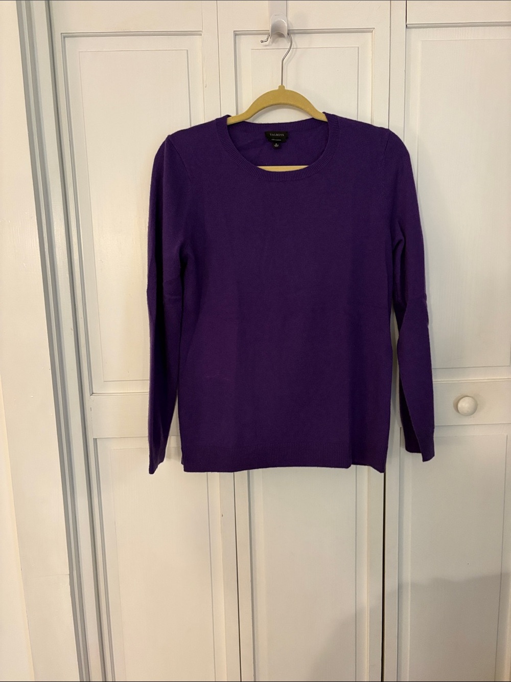 Talbots Deep Purple Crewneck Sweater